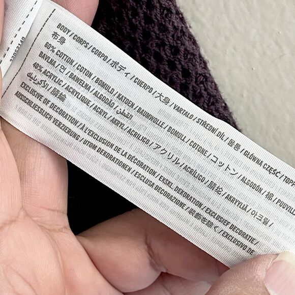 Hollister Ombre Pullover Mens Size XS Sweater Burgundy Red Long Sleeve Top - Picture 4 of 7